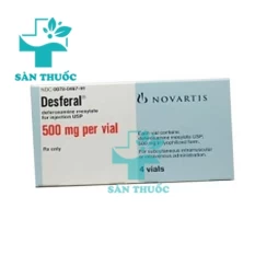 Desferal 500mg - Thuốc điều trị ngộ độc sắt hiệu quả của Thụy Sĩ